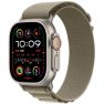 Apple Boucle Alpine pour Apple Watch 42mm / 44mm / 45mm / 49mm - Olive (Small) sticky