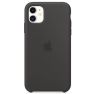 Apple - Coques iPhone 11 en silicone - Noire sticky