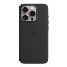 Apple Coque Silicone MagSafe pour iPhone 15 Pro Max - Noir sticky