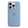 Apple Coque MagSafe en silicone iPhone 15 Pro Max Bleu hivernal sticky