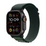 Bracelet Alpine Loop Apple Watch 44mm / 45mm / 46mm / 49mm – Vert Foncé Taille L sticky