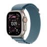 Bracelet Alpine Loop Apple Watch 44mm / 45mm / 46mm / 49mm – Bleu Clair Taille M sticky