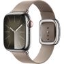 Apple Bracelet Boucle Moderne Apple Watch 38 mm / 40 mm / 41 mm Petit Modèle - Brun Clair sticky