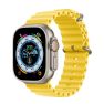 Bracelet pour Apple Watch 44mm / 45mm / 46mm / 49mm Apple Ocean Band (Ultra)  - Jaune sticky