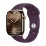 Bracelet pour Apple Watch 38mm / 40mm / 41mm / 42mm Apple Sport Band - Prune M/L sticky
