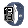 Bracelet pour Apple Watch  44mm / 45mm / 46mm / 49mm Apple Sport Band - Denim M/L sticky