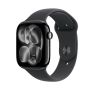 Bracelet Sport Apple Watch 44mm / 45mm / 46mm / 49mm – Noir M/L sticky