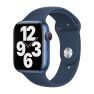 Apple Bracelet Sport Apple Watch 42 mm / 44 mm / 45 mm / 49 mm Bleu Abyssal sticky