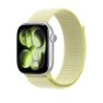 Bracelet Boucle Sport Apple Watch 44mm / 45mm / 46mm / 49mm Jaune Fluo sticky