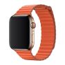 Bracelet pour Apple Watch  44mm / 45mm / 46mm / 49mm Apple Leather Loop  Sunset L sticky