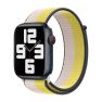 Apple Bracelet Sport Apple Watch 42mm / 44mm / 45mm / 49mm Lait d'avoine / Zeste de citron sticky