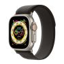 Bracelet pour Apple  44mm / 45mm / 46mm / 49mm Watch Apple Trail Loop - Noir/Gris M/L sticky