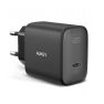 Aukey - Chargeur USB C 20W - noir sticky