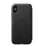 Etui rigide Nomad Tri-Folio pour iPhone X / XS noir sticky