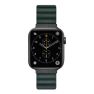 LAUT Novi Bracelet Cuir Loop Apple Watch 38 mm / 40 mm / 41 mm vert pin sticky