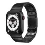 LAUT Bracelet en Acier Inoxydable Links 2.0 pour Apple Watch 42mm / 44mm / 45mm / 49mm - Noir sticky