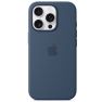 Apple Coque MagSafe en silicone iPhone 16 Pro Denim sticky