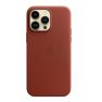 Apple Coque en Cuir MagSafe iPhone 14 Pro Max - Marron sticky
