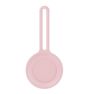 Casecentive -  Coque porte-clés pour AirTag en silicone - Rose   sticky