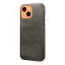 Casecentive Coque en cuir pour iPhone 14 - Noir sticky