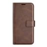 Casecentive Étui portefeuille en cuir avec fermeture iPhone 15 Pro Max - Marron sticky