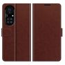 Casecentive - Étui Portefeuille Magnétique en Cuir Huawei P50 Pro marron sticky