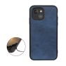 Casecentive Coque arrière en cuir antichoc iPhone 13 Mini bleu sticky