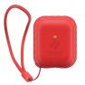 Catalyst Coque avec Lanière pour AirPods 1 / AirPods 2 - Rouge Feu sticky