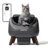 CATLINK Open X - Open Top Bac à Litière Automatique Autonettoyante Gris sticky