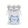 CATLINK Balles en Laine Silencieuses pour Chat sticky