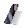 Epico UltraPack Batterie externe sans fil magnétique portable ultra-mince 8,6 mm 5 000 mAh Argent sticky