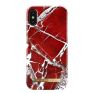 iDeal of Sweden Coque Fashion iPhone X/XS Rouge Marbre Scar sticky