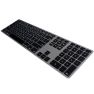 Matias - Clavier filaire QWERTY pour MacBook - gris métallisé sticky