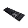  Matias - Clavier sans fil AZERTY pour MacBook - gris métallisé sticky