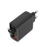Chargeur Rapide 65W Musthavz 2 Ports PD avec Câble Rétractable – Noir sticky