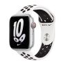 Apple Nike Bracelet Sport Apple Watch 42 mm / 44 mm / 45 mm / 49 mm Blanc Sommet / Noir sticky