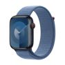 Apple Sport Loop Apple Watch 42 mm / 44 mm / 45 mm / 49 mm – Bleu Hiver sticky