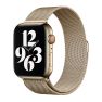 Apple Boucle Milanaise pour Apple Watch 42mm / 44mm / 45mm / 49mm - Doré (2ème Gen) M/L sticky