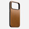 Coque en Cuir Moderne Nomad iPhone 17 Pro - Beige Clair sticky