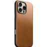 Nomad Coque en Cuir Moderne iPhone 16 Pro Max - Marron Clair sticky