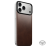 Nomad Dos Magnétique en Cuir Horween MagSafe iPhone 18 Pro Max Rustic Brown sticky