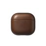 Nomad Coque en Cuir Moderne AirPods 4 Marron sticky