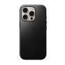 Nomad Coque en cuir moderne iPhone 16 Pro Max Noir Horween sticky