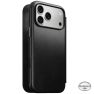 Nomad Modern Coque Folio en Cuir Horween iPhone 18 Pro Max Noire sticky