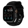 Nomad Bracelet Rocky Point Apple Watch Ultra 46 mm / 49 mm Carbone Noir Connecteur Noir sticky