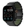 Nomad Stratos Bracelet Titane Apple Watch 44/45/46/49 mm Noir/Forest sticky
