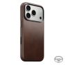 Nomad Coque Traditional en Cuir Horween iPhone 18 Pro Rustic Brown sticky