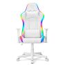 Ranqer Chaise Gaming Halo avec LED RGB - Blanc sticky