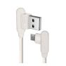  SBS - Câble Micro USB écologique 1 mètre - Blanc  sticky