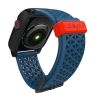Catalyst Bracelet de Sport avec Boucle pour Apple Watch 42/44/45mm - Bleu/Orange sticky